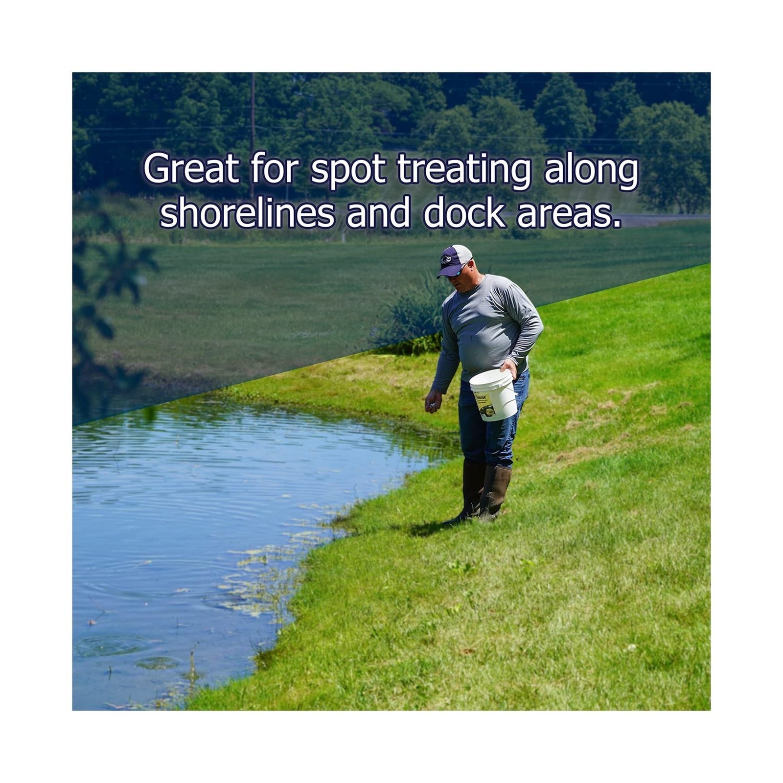Muck Remover Pellets 10 lb Pond Tablets Treat 2.5 Acres | 10 Pounds
