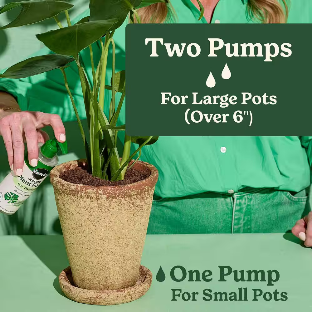 Indoor Plant Food for Tropical 8 Fl. Oz. Liquid Plant Food for Tropical Housepla