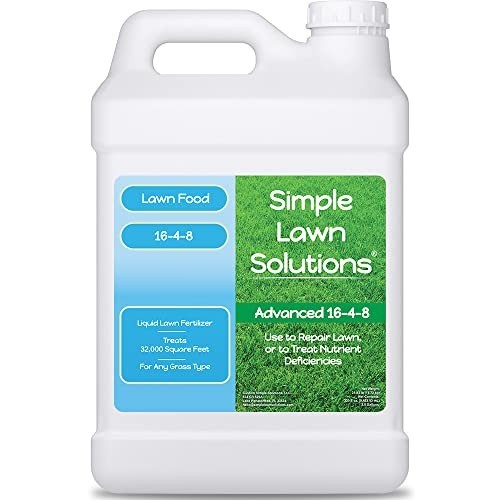 Simple Lawn Solutions 16-4-8 Liquid Lawn Fertilizer, Fish & Kelp, 2.5 Gal