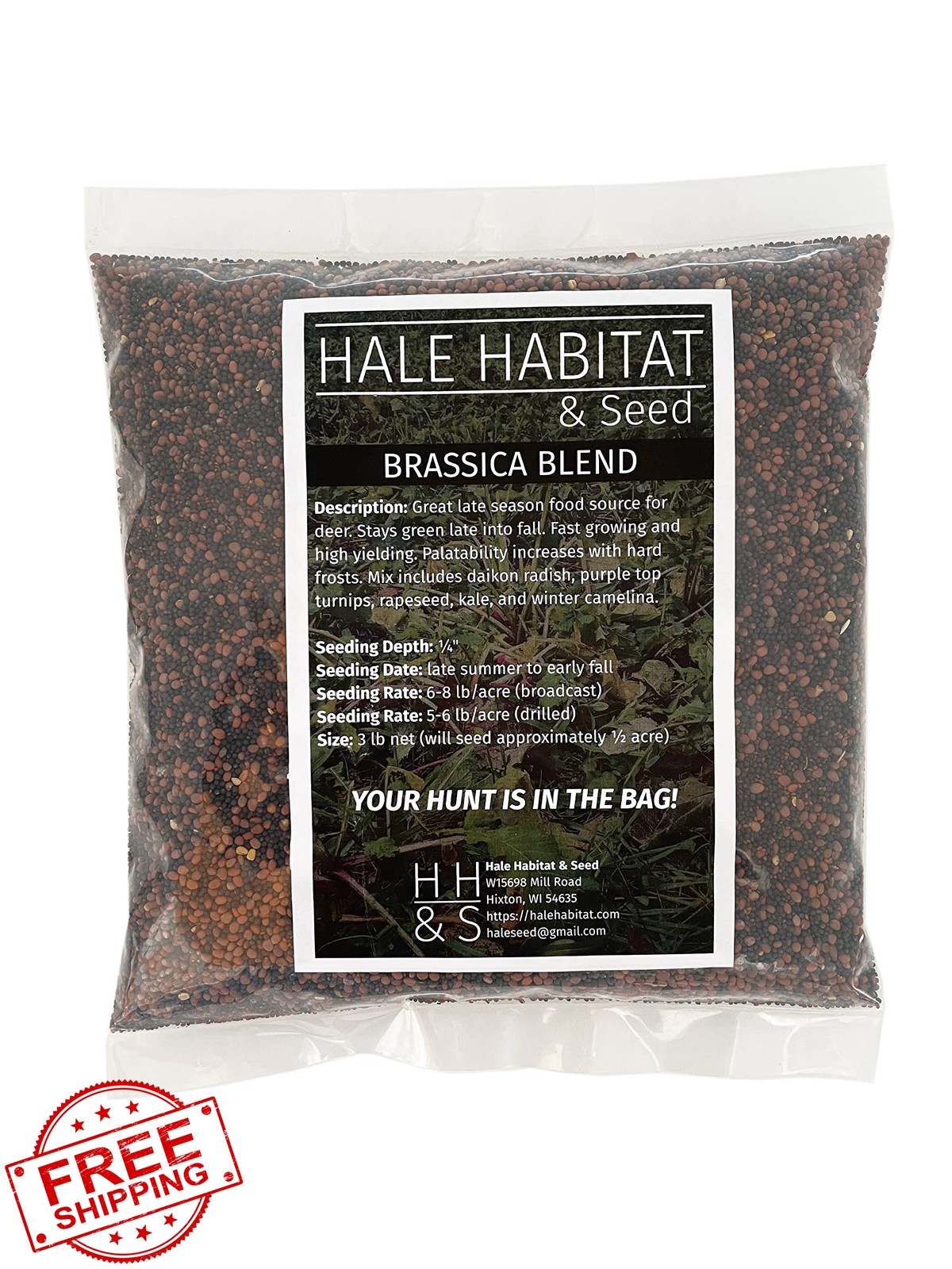 Hale Habitat and Seed 3 lbs Brassica Blend Fall Mix