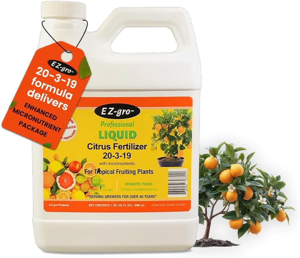 Citrus Tree Fertilizer – Orange, Lemon, Lime, Mango, Avocado – Citrus Fertili…