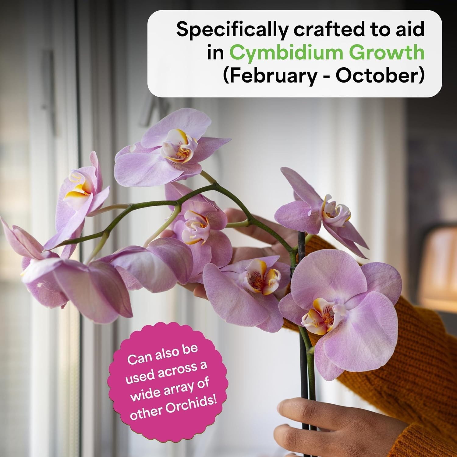 Micronutrient-Rich 15oz Orchid Fertilizer – 30-10-10 Formula for Better Blooms