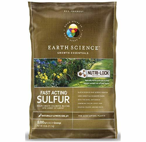 Earth Science 11883-80 Fast Acting Soil Sulphur, 25 Lbs
