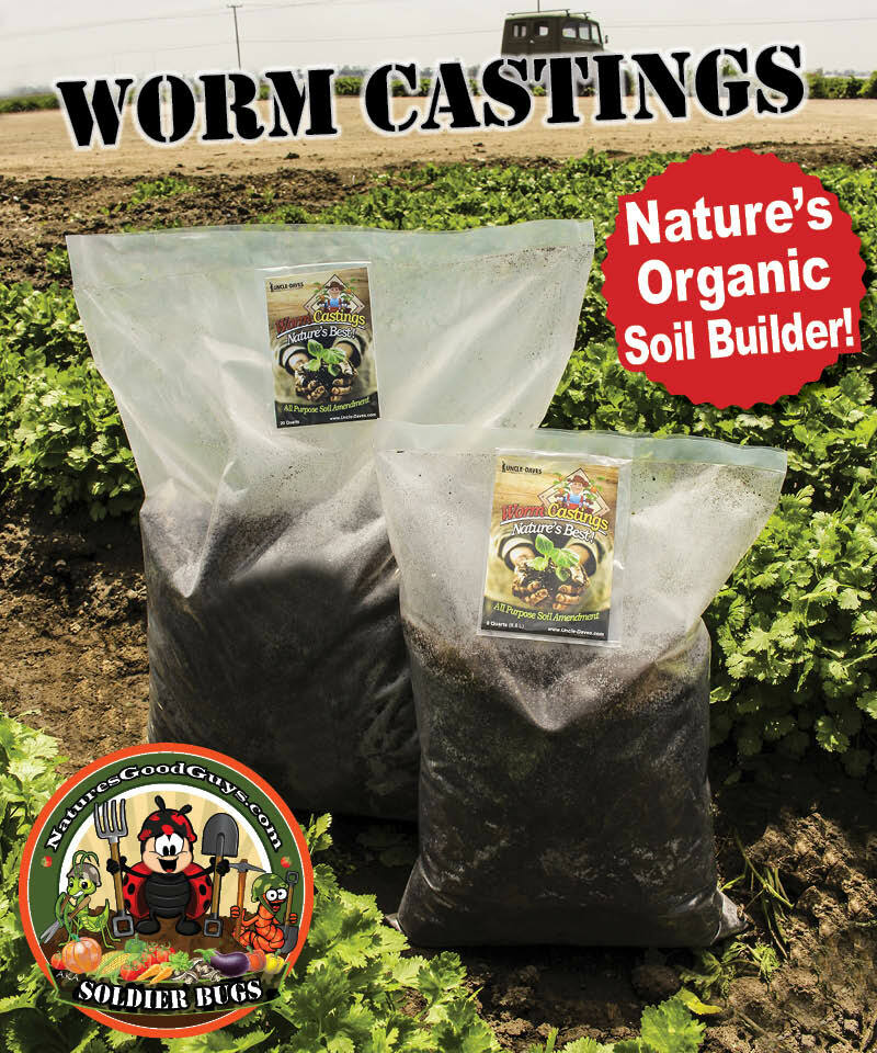 NaturesGoodGuys FRESH Worm Castings; Amendment, Compost, Tea