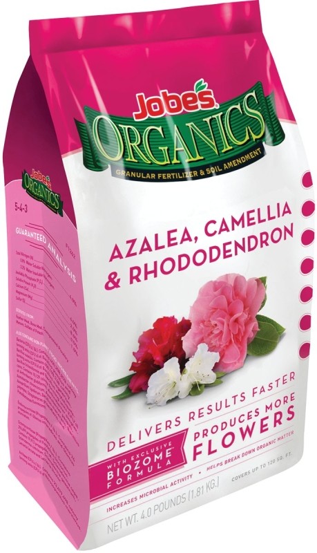 Jobe’s 09826 Organics Granular Fertilizer, for Azaleas, Camellia & Rhododendron