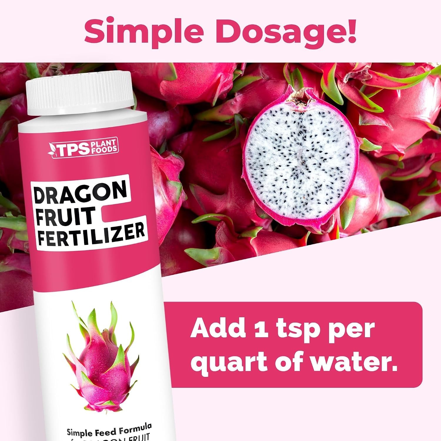 Dragon Fruit Fertilizer Liquid Plant Food for Bigger Fruit Better Flowering