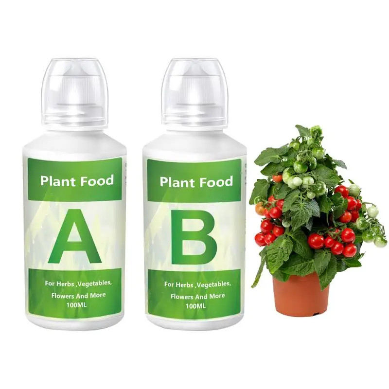 Fertilizer a and B Hydroponic Garden Plant Food Plant Fertilizer for Flowers Veg