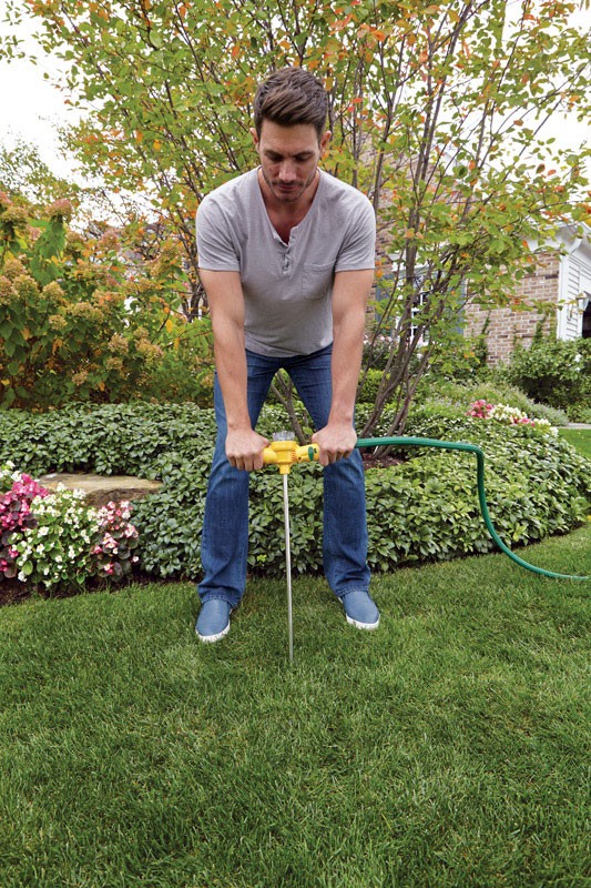 Ross 12044 Yellow Metal and Plastic Heavy Duty Easy Gardener Root Feeder