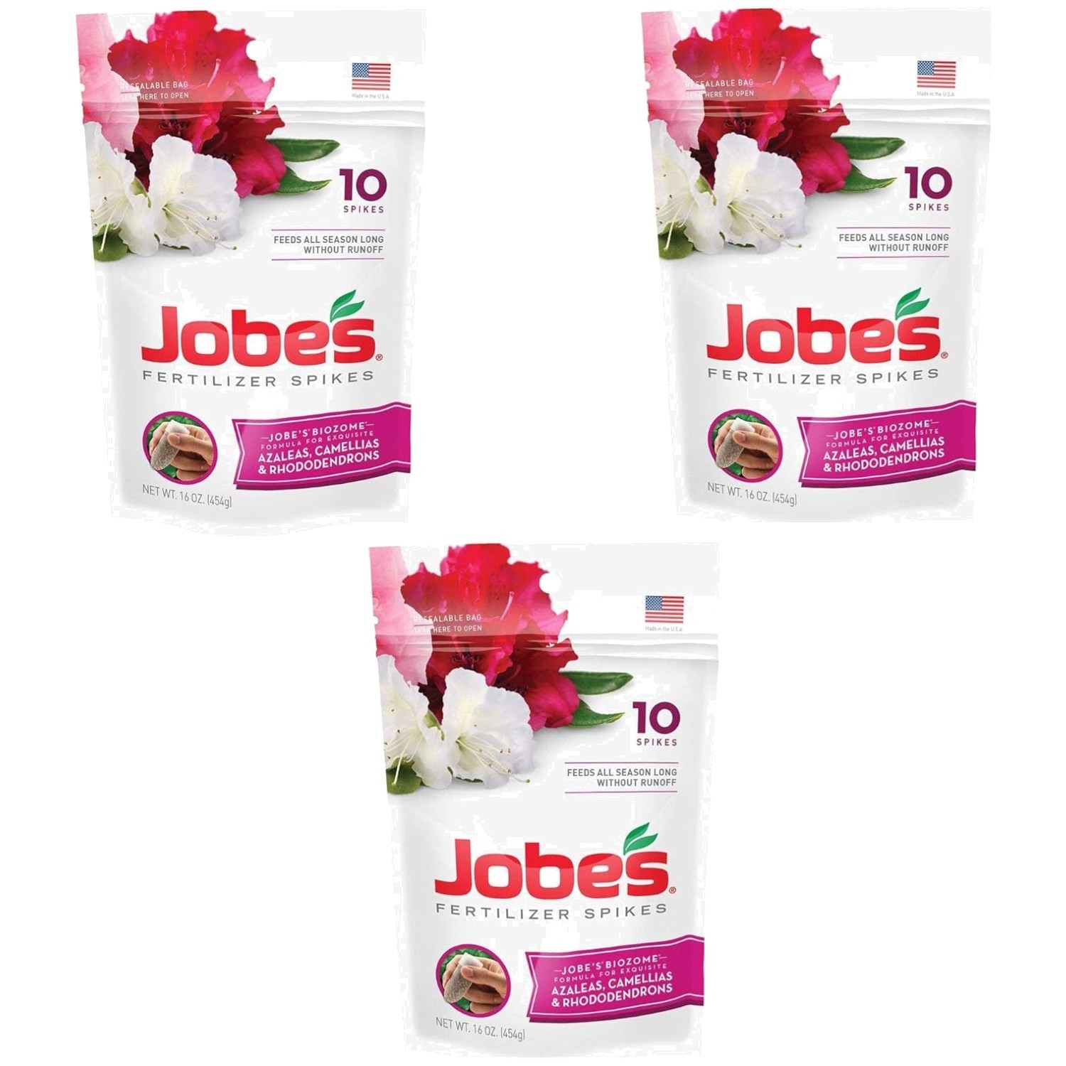Camellia & Rhododendron Fertilizer Spikes – Jobe’s 3 Pack