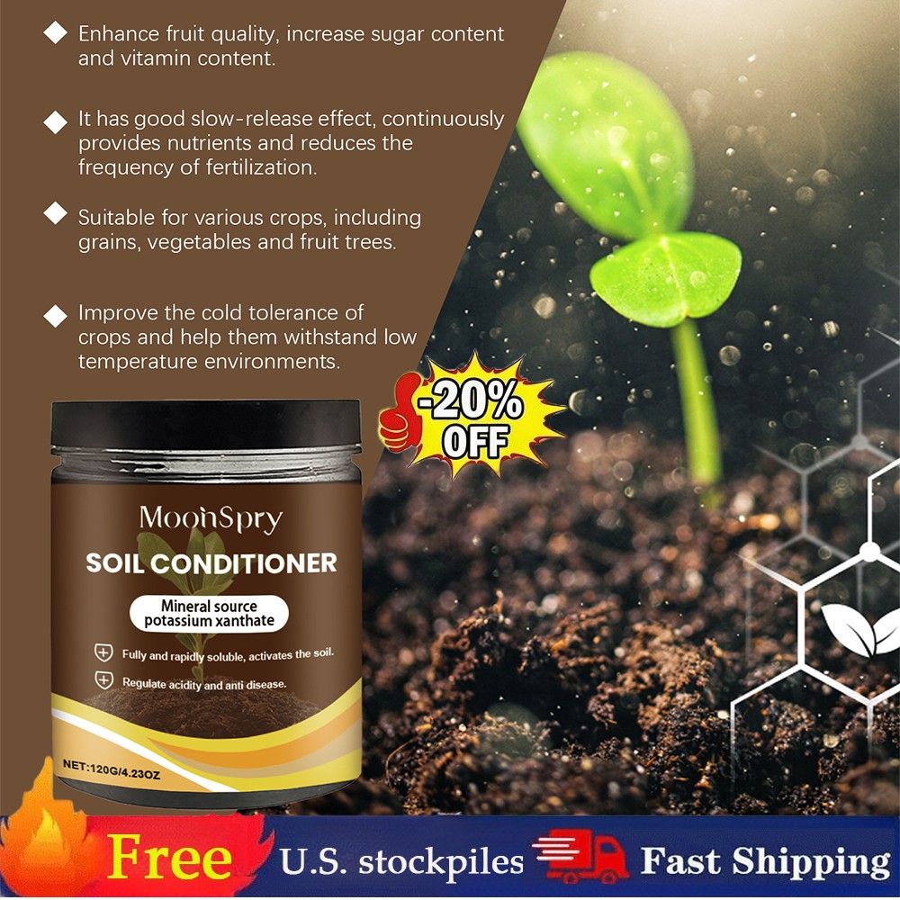 120g Soil Activator – Soil Conditioner, Plant & Flower Fertilizer~ US STOCK