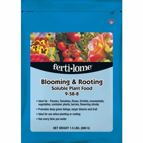 (2)-Ferti-lome 1.5# Analysis 9-58-8 Bloom & Root Soluble Dry Plant Food 11771