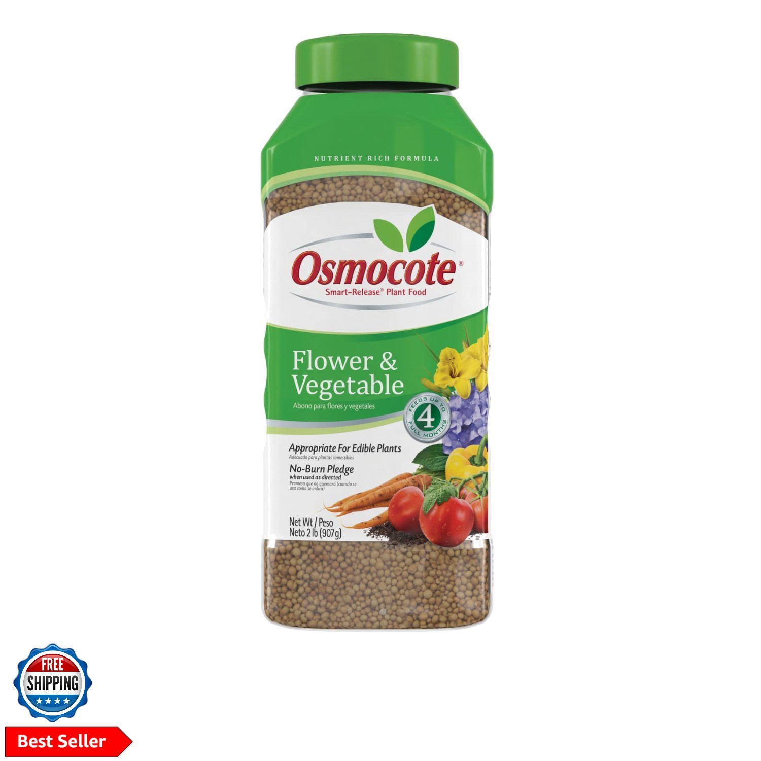 Smart-Release Plant Food, Flower & Vegetable, Plant Food for Vegetables and M…