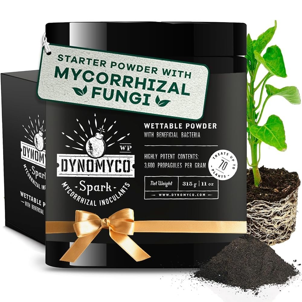 DYNOMYCO Spark WETTABLE Powder Mycorrhizal Inoculant- 115 GRAMS -Up To 25 Plants