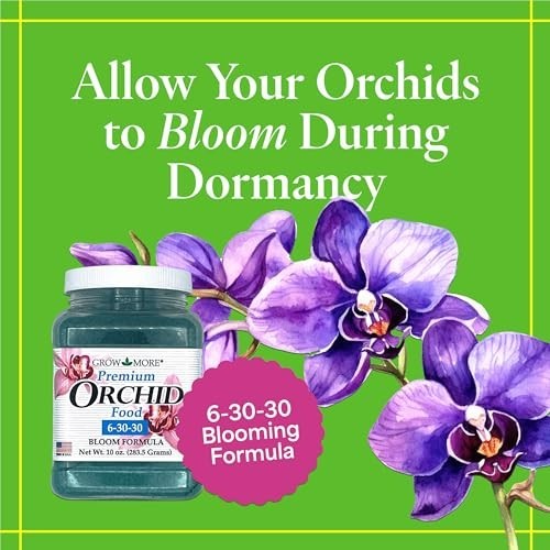 Premium Orchid Food Fertilizer 6-30-30 – 10oz Water Soluble for Vibrant Blooms