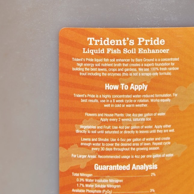 Trident’s Pride 1-Gallon Organic Liquid All-purpose Lawn Fertilizer