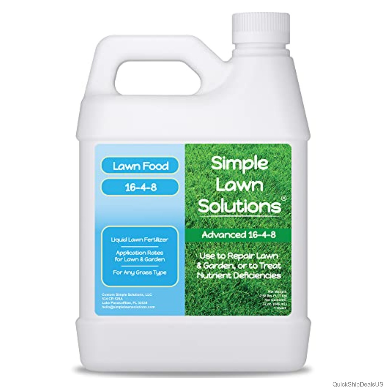 Liquid Lawn Fertilizer 16-4-8 NPK Concentrated Spray For All Grass Types