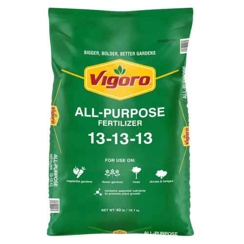All-Purpose Fertilizer 13-13-13 Balanced Plant Food 40 Lbs Bag Garden Lawn