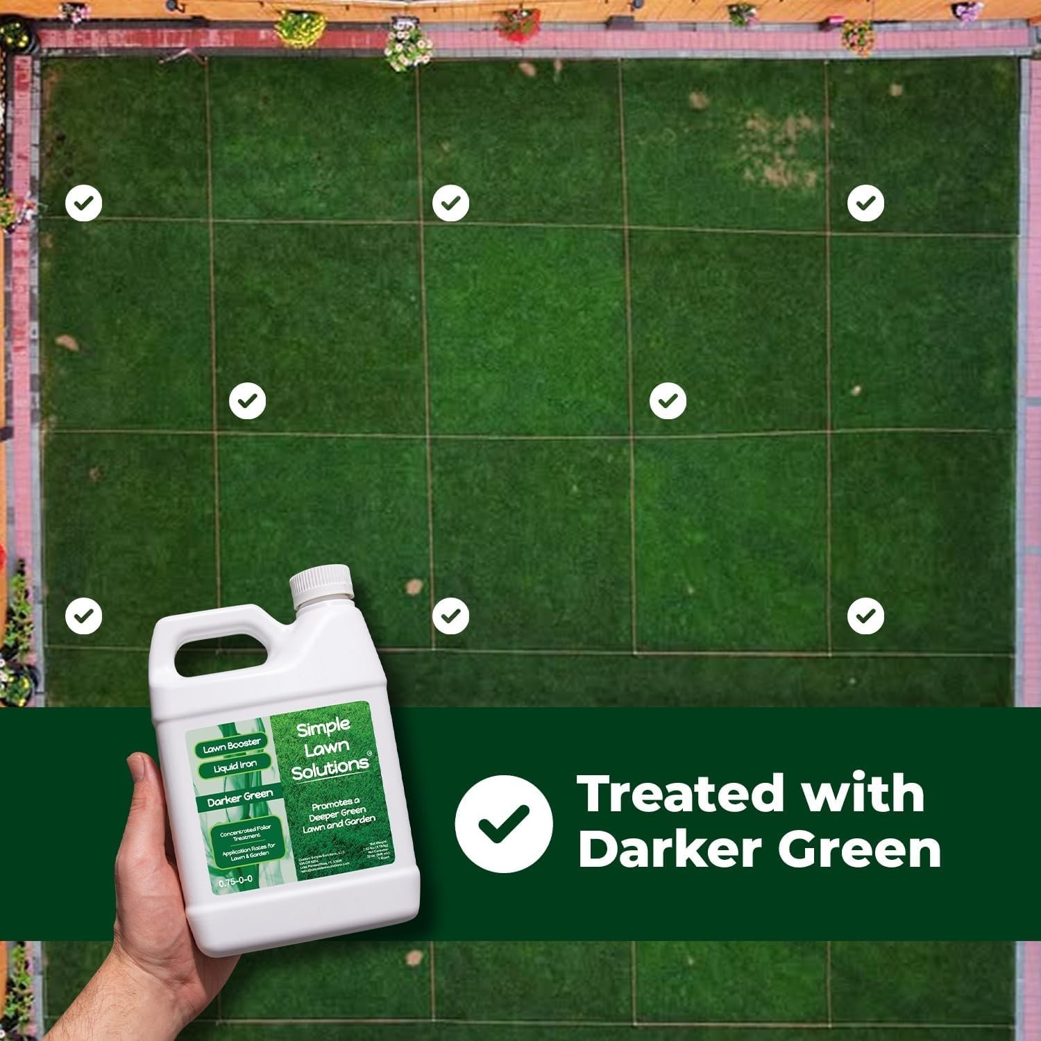 Chelated Iron 7-0-0 Liquid Iron for Lawns – Liquid Fertilizer for Lawns, Ironite