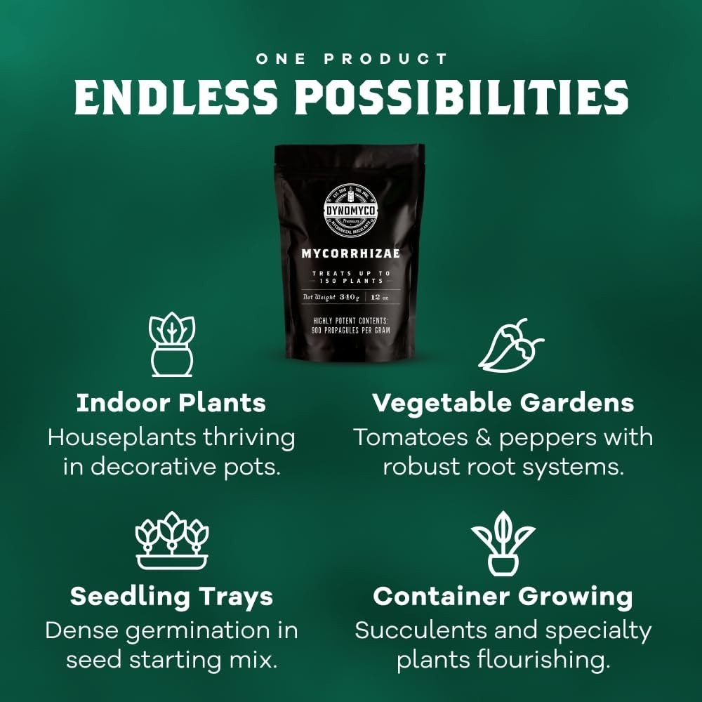 Concentrated Mycorrhizal Fungi Granules, 340g – Root Growth & Stress Protection