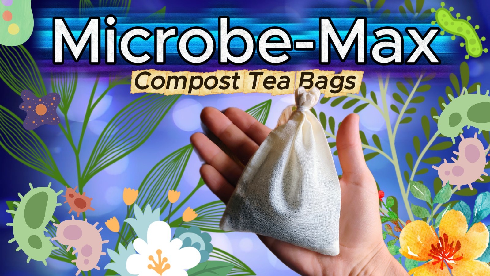 5 Pack! Microbial/Fungal Tea Pouches! Supercharge Your Plants! Mycorrhiza…