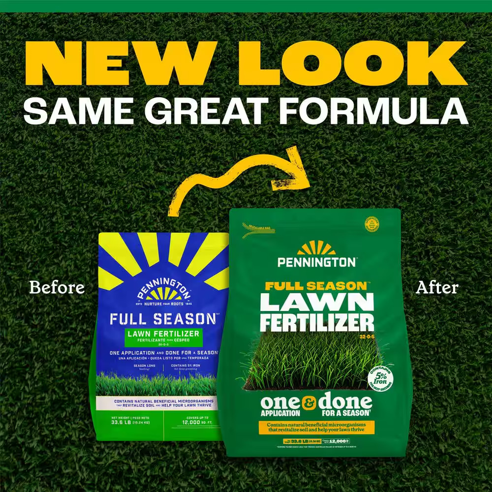 33.6 Lbs. 12,000 Sq. Ft. Full Season Lawn Fertilizer Granules 32-0-5