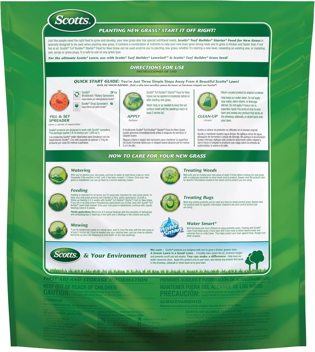 Turf Builder Starter Food for New Grass, 3 lb – Covers 1,000 sq. ft. Therapy