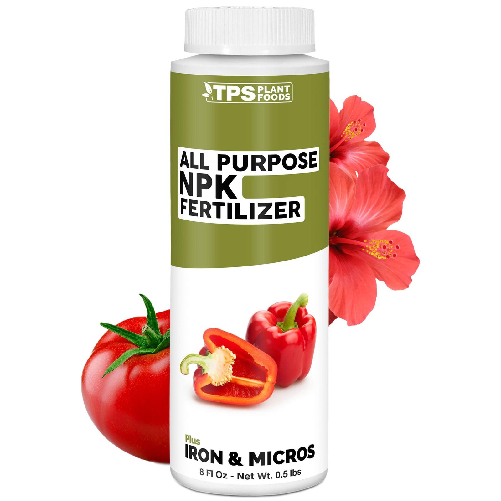 All Purpose NPK Fertilizer – Complete Liquid Plant Food for 8 oz (1/2 Pint)