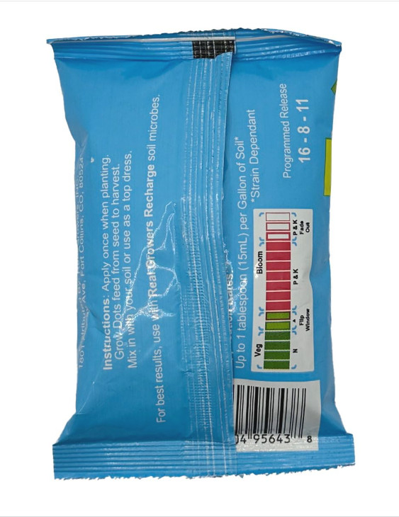 Grow Dots Plant Food, Single-Application, Programmed-Release Plant Nutrient Fert