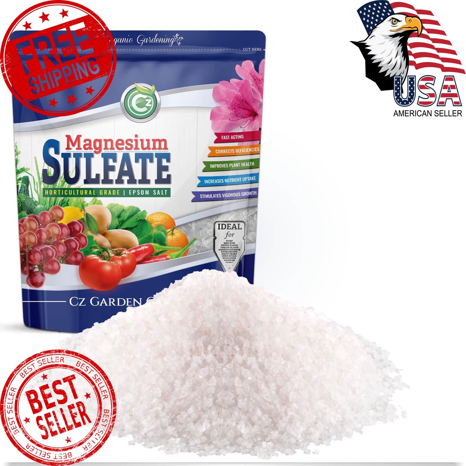 Cz Garden Supply Epsom salt 5lb OMRI listed