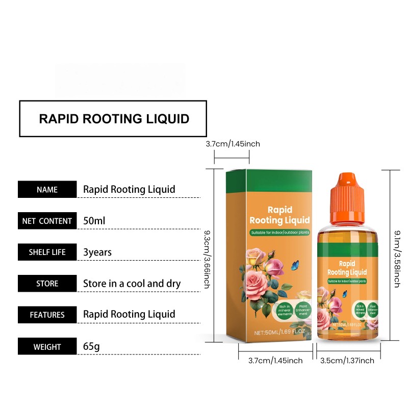Concentrated Liquid Plant Growth Stimulator Flowers and Plant Rooting Agent 50ml