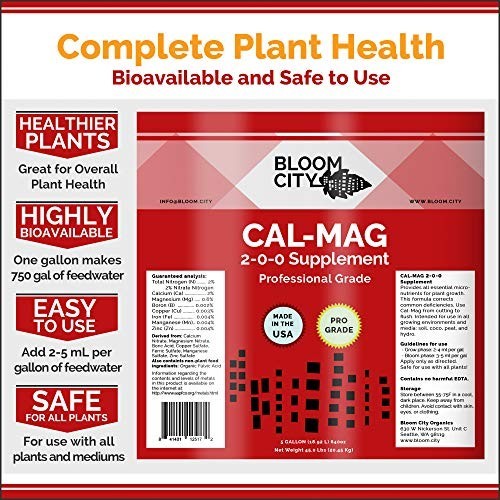 Ultra Pure Cal-Mag Fertilizer for Plants – Professional Grade, 8 oz (1/2 Pint)
