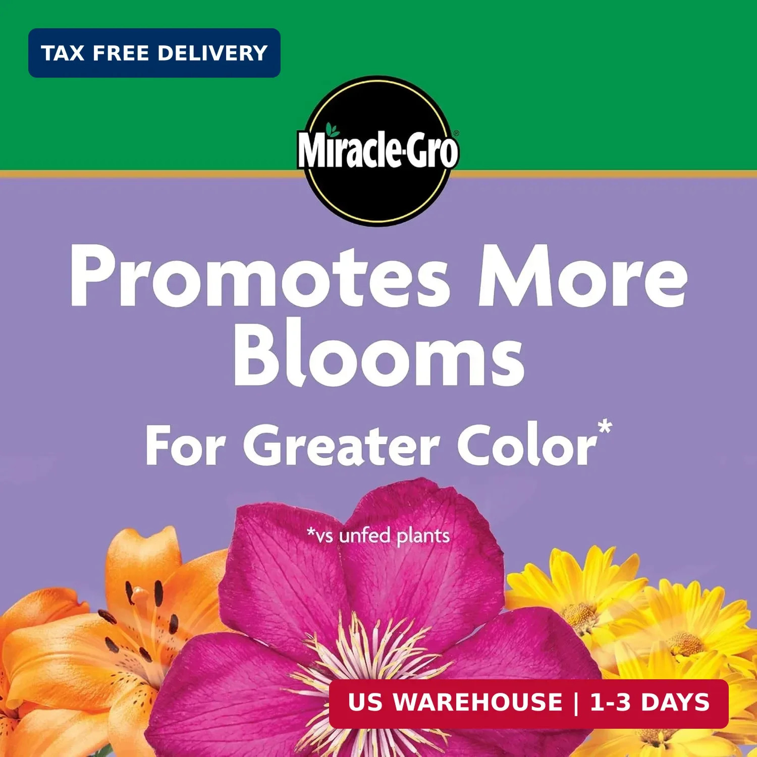 Miracle-Gro Water Soluble Bloom Booster Flower Food 4 lb