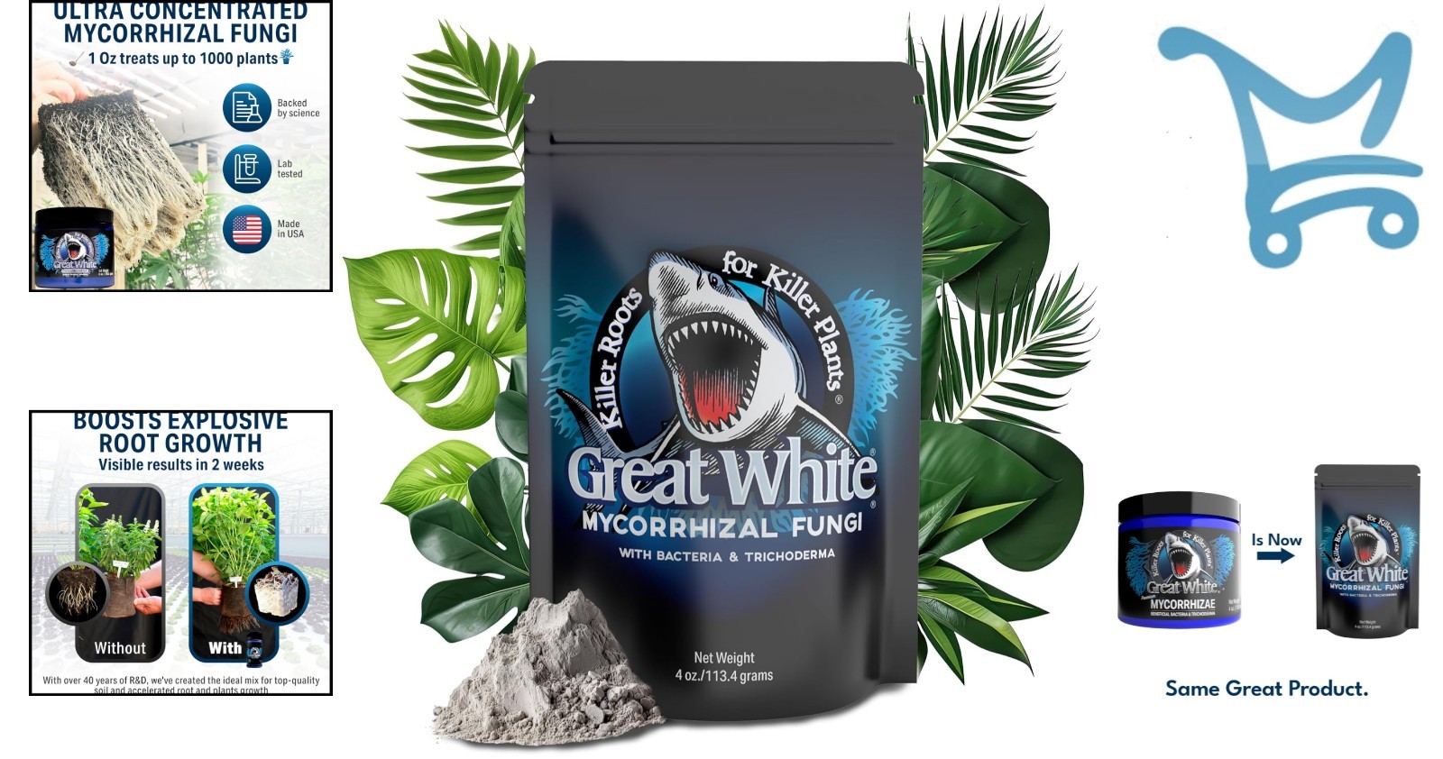 Mycorrhizal Fungi Beneficial Bacteria Plant Growth Root Stimulator 4 oz