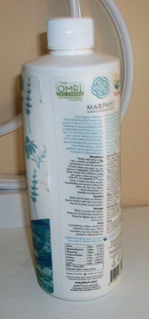 MARPHYL Organic Liquid Soil Enhancer/Fertilizer with All Natural Marine Phytopla