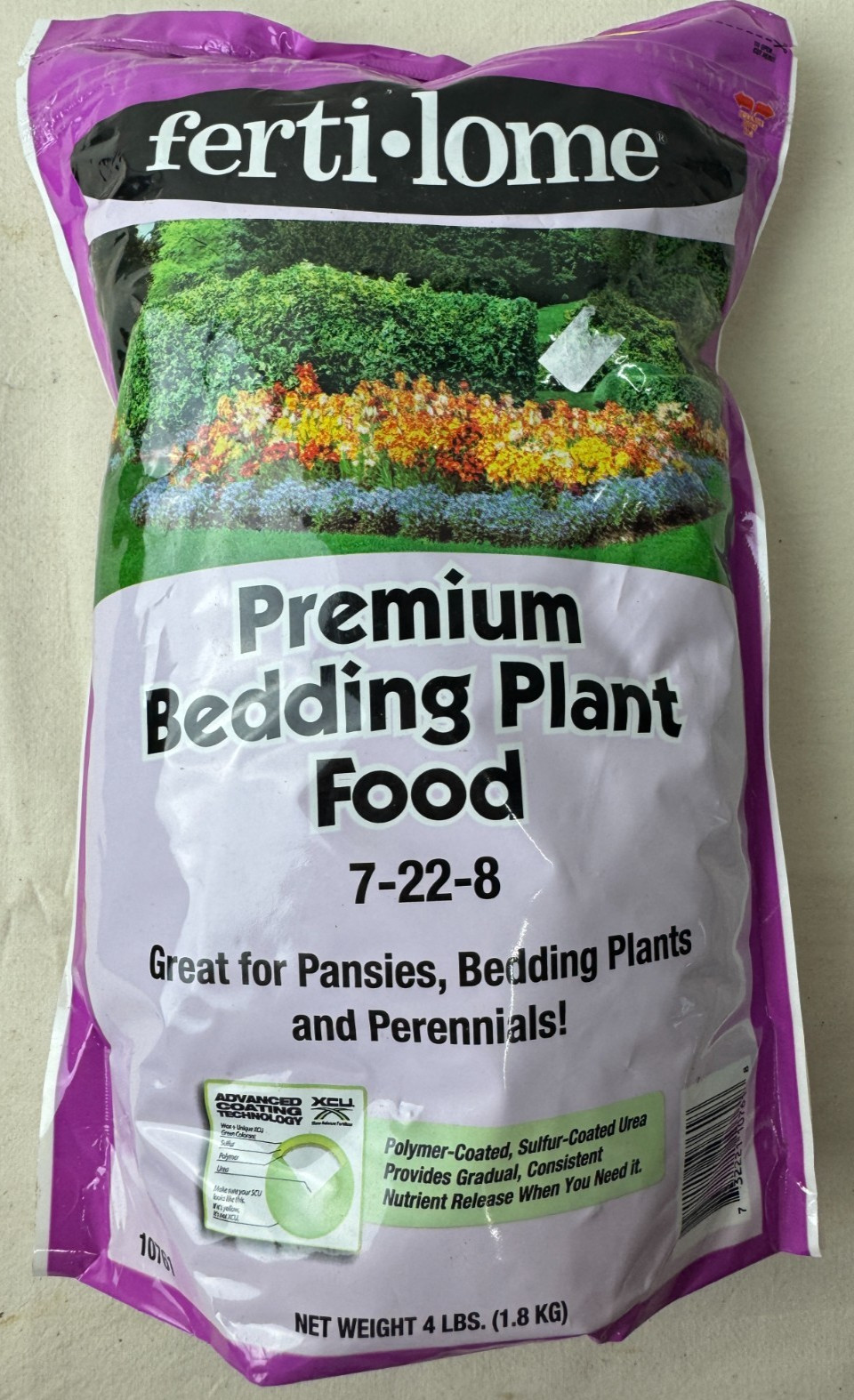 Fertilome Premium Bedding Plant Food 7-22-8, 4lbs – New