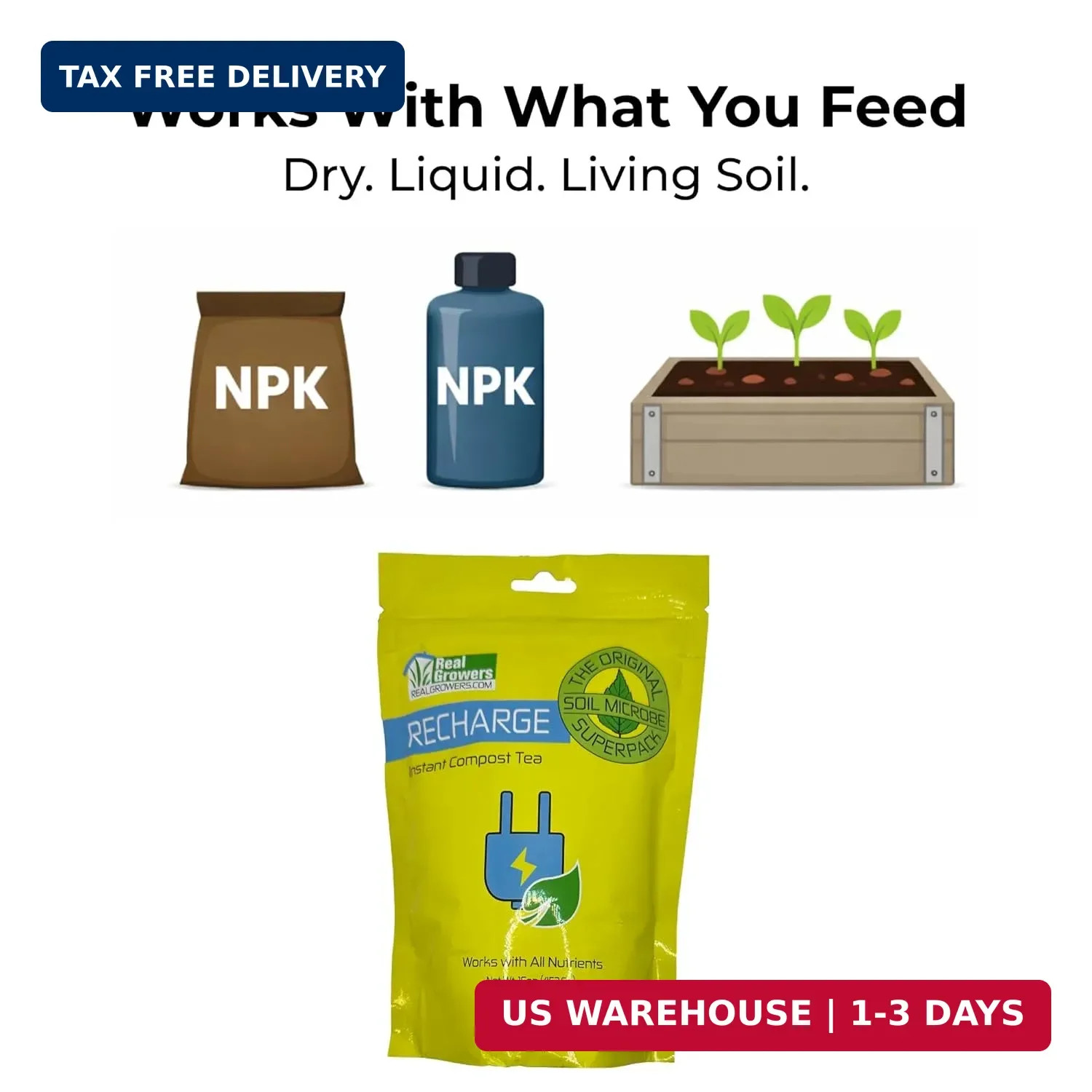 Recharge 2 oz – Explosive Root Growth with Mycorrhizae for Living S