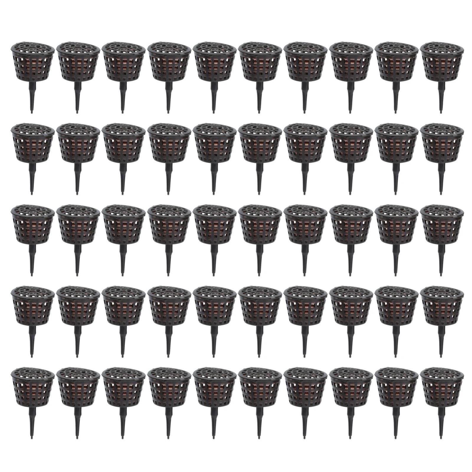 50PCS Plastic Fertilizer Baskets for Potted Plants Slow Release Garden Feeding B