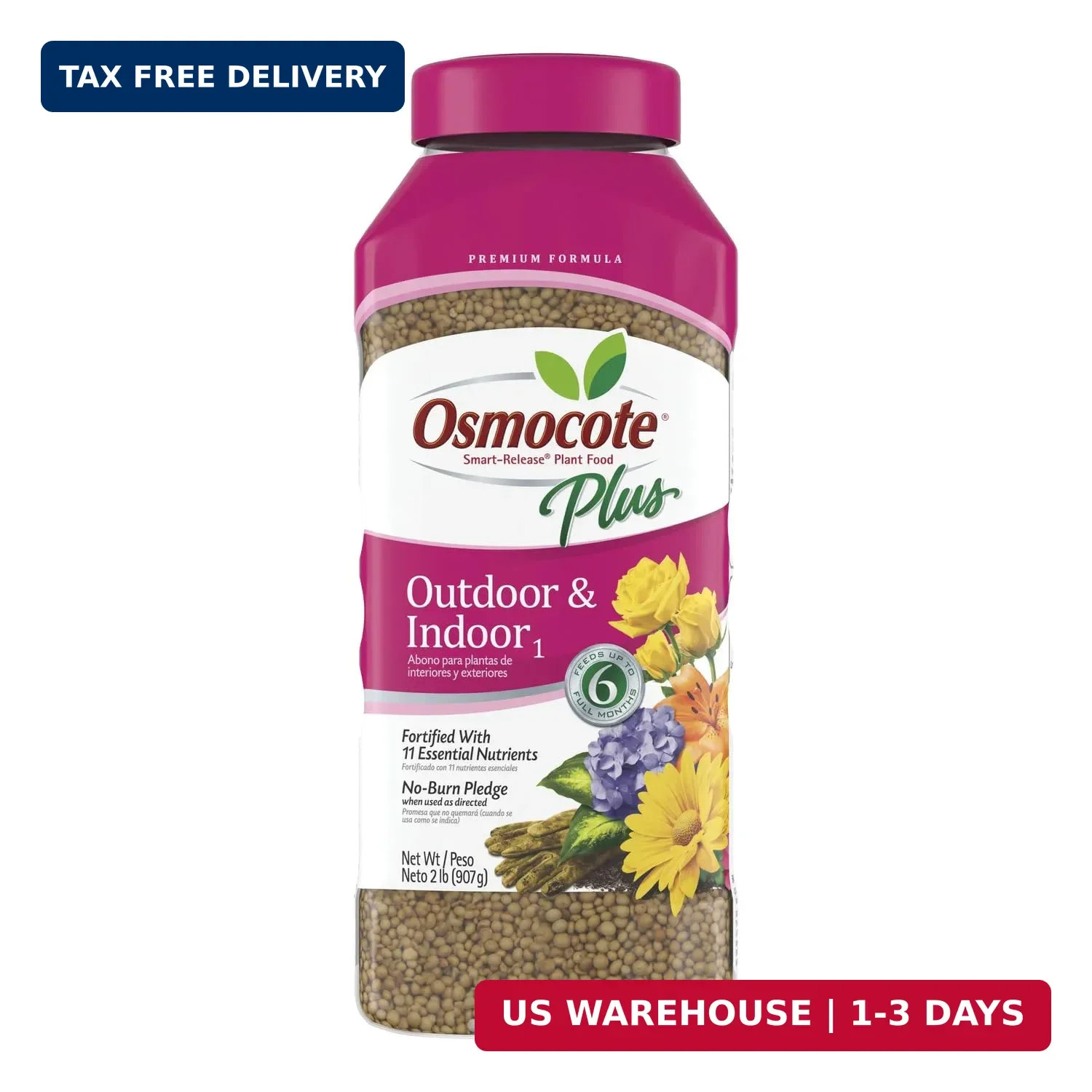 Osmocote Smart-Release Plant Food Plus Outdoor & Indoor1 – Granular, Continuous