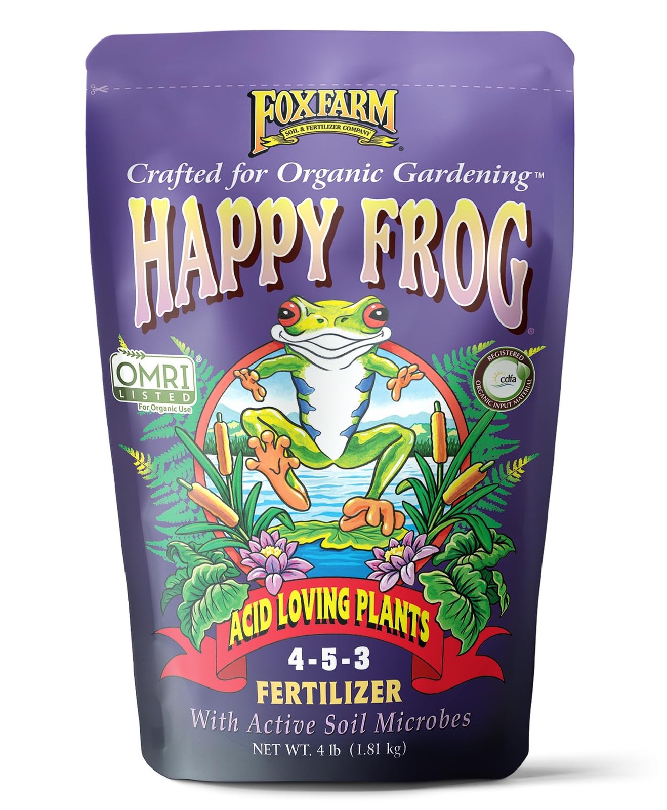 FoxFarm Happy Frog Acid Loving Plant Fertilizer, Slow-Release Fertilizer for …