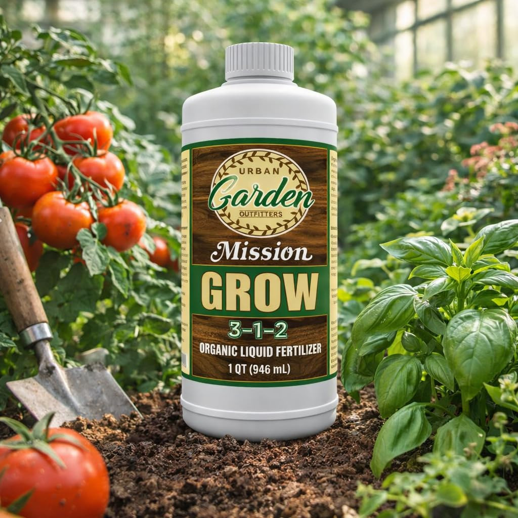 Urban Garden Outfitters Grow 3-1-2 Organic Liquid Plant Fertilizer-All-Purpose,