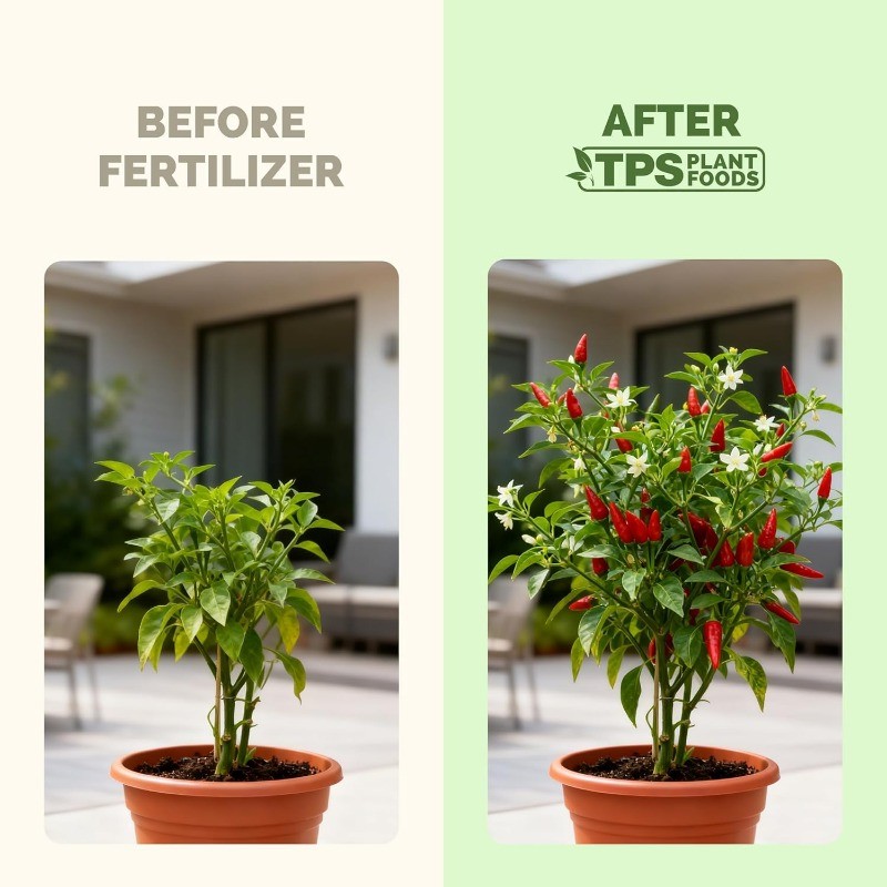 Pepper Fertilizer Liquid Plant Food Bigger Harvests Better Flowering Stronger