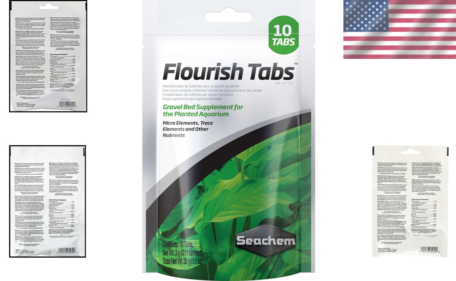 Time-Released Flourish Tabs 10 Count – Nourish Your Aquarium Plants Naturally