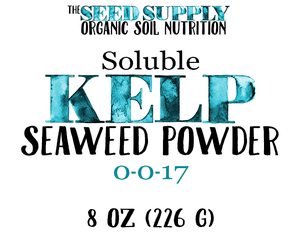 8 Oz Soluble Kelp Seaweed Powder Root Development Growth Stimulant Fertilizer