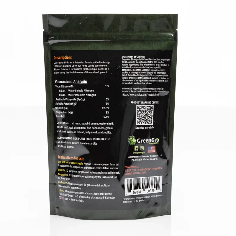 Flower Finisher Fertilizer for Final Stages of Flower Growth 5 lbs by GreenGro