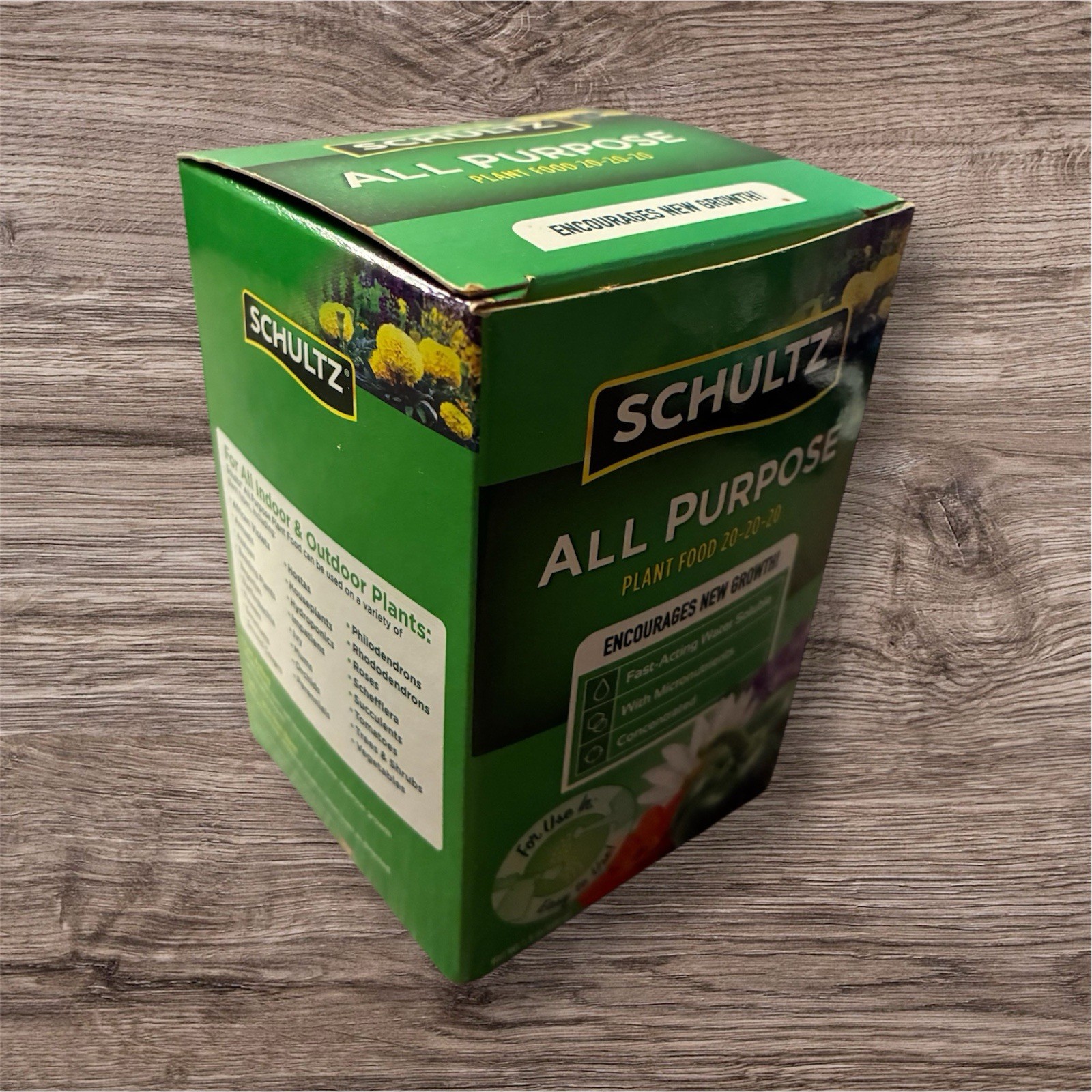 Schultz All Purpose Plant Food 20-20-20 Fast Acting Water Soluble 1-1/2 lb..