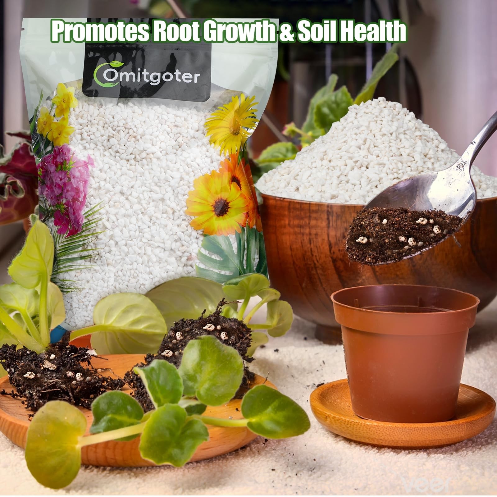 Horticultural Perlite for Plants 1qt, All Natural Horticultural Soil Additive…