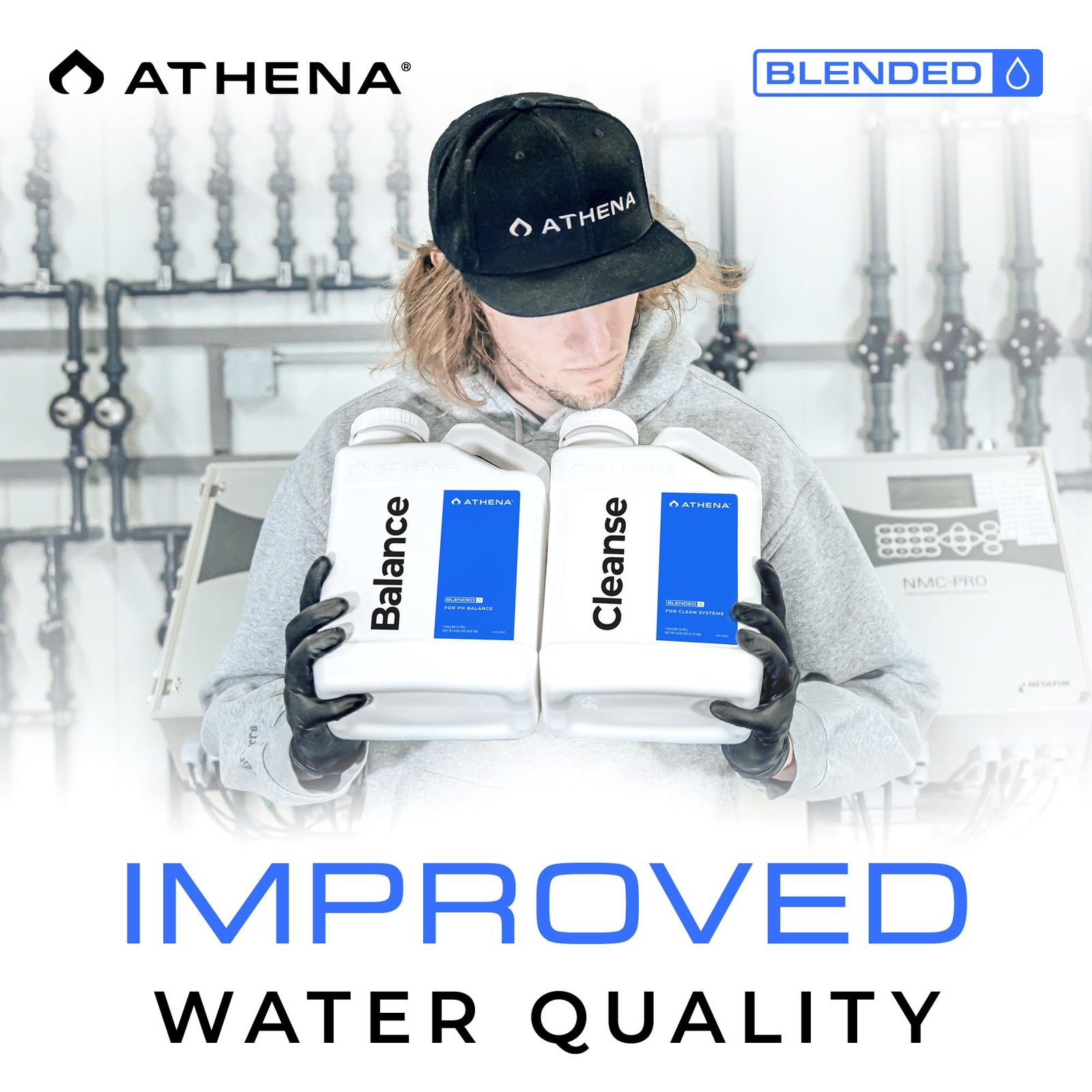Liquid pH Buffer & Stabilizer for Hydroponics | 1 Gallon RO Water Solution