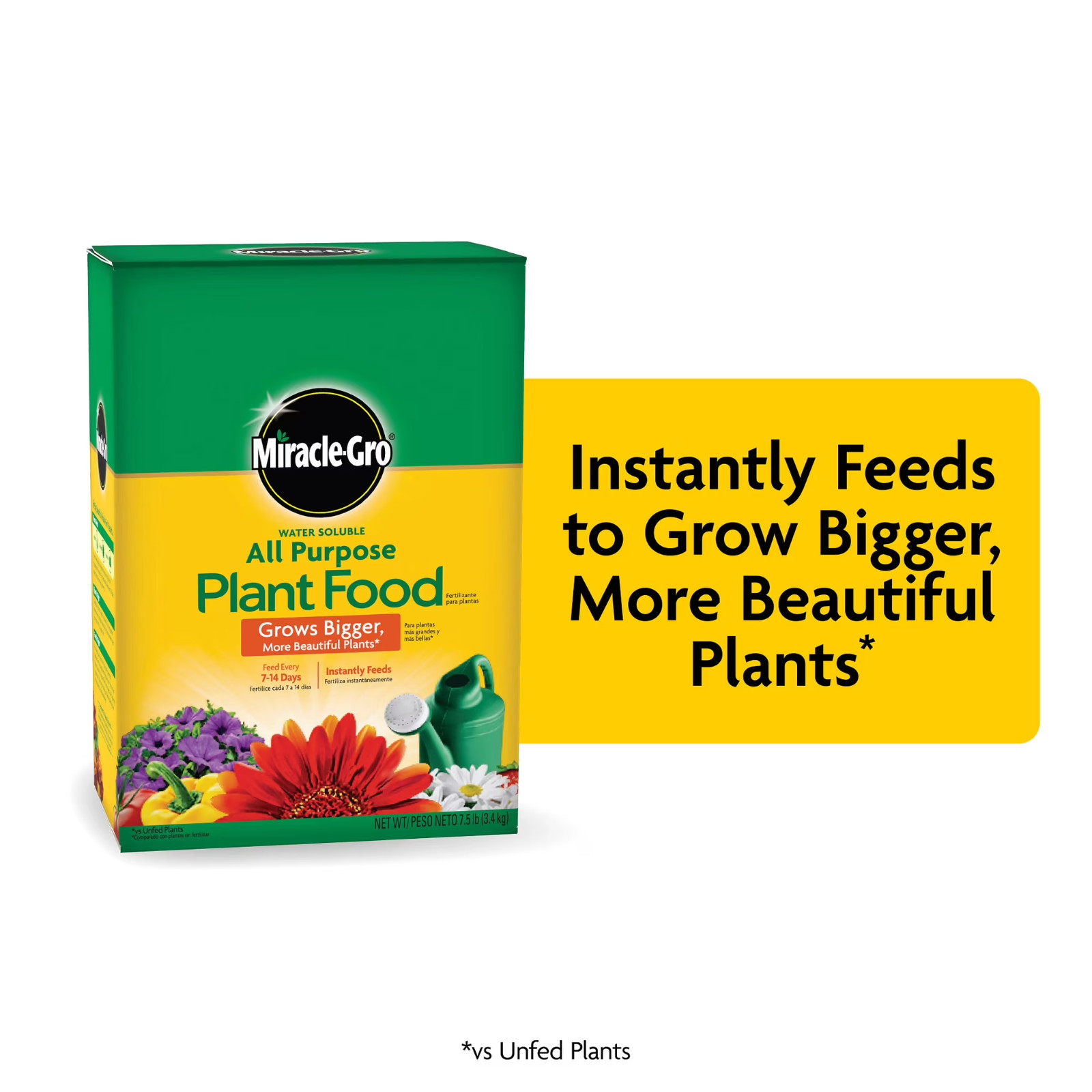 Miracle-Gro Water Soluble All Purpose Plant Food, For All Plant Types, 7.5 lb.