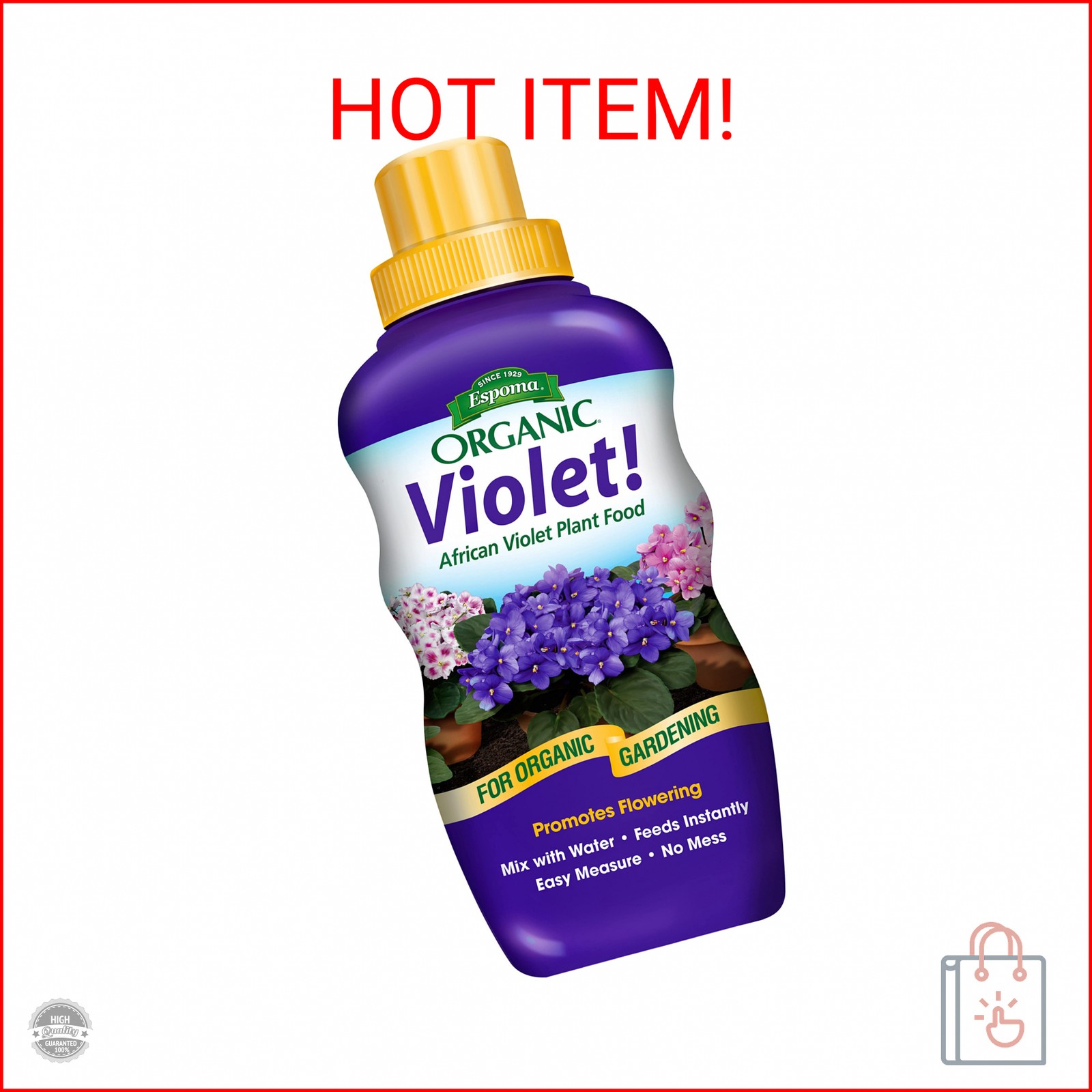 Espoma Organic Violet! 8-Ounce Concentrated Plant Food – Plant Fertilizer and Bl