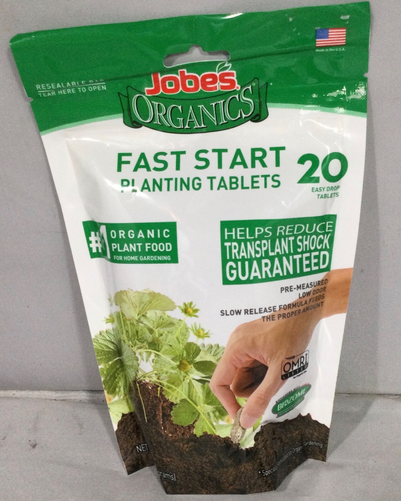 Jobe’s 7920 Fast Start Fertilizer Tablet, 20, Natural